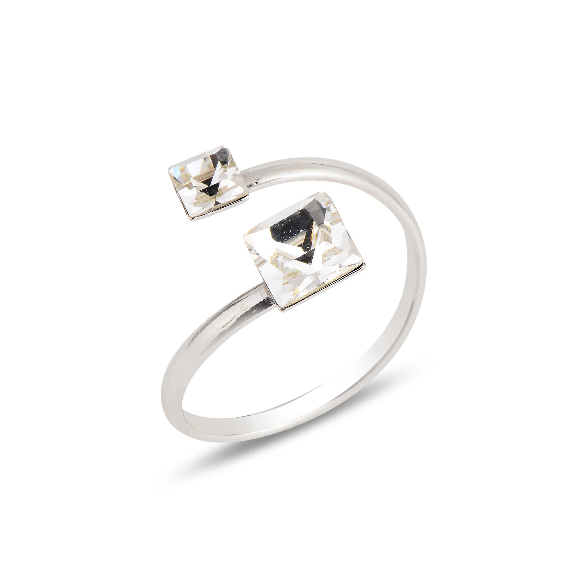 Bague féminine à pierres multiples - Design palette naturelle romantique