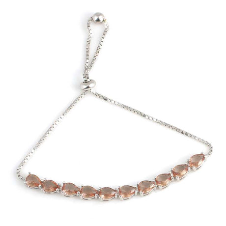 Premium 925 Sterling Silver Teardrop Zultanite Bracelet