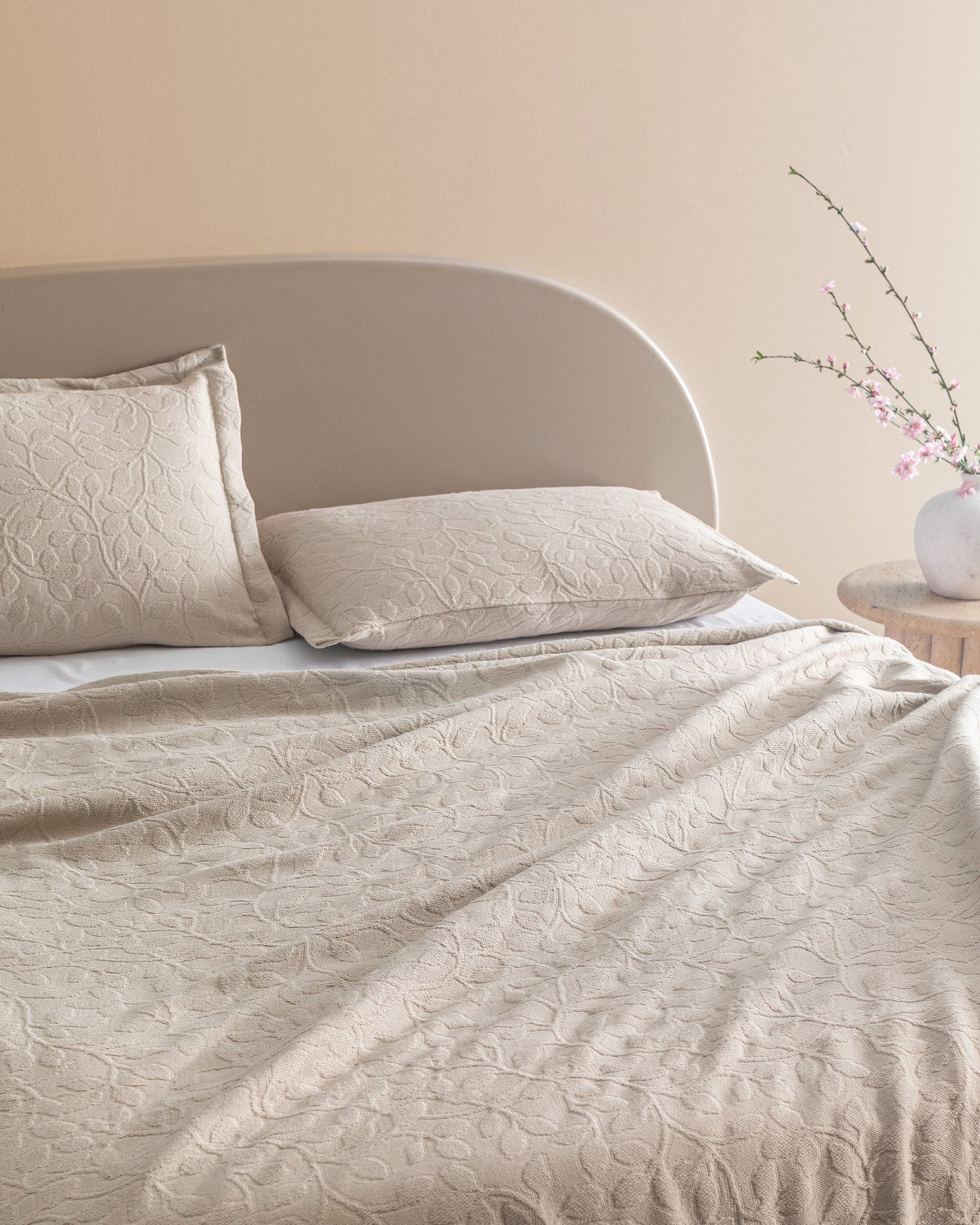 Chantal 100% Cotton Quilted Double Bedspread