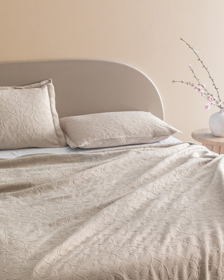 Chantal 100% Cotton Quilted Double Bedspread