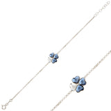 Sparkling Clover Charm Bracelet - Fortuna Luck & Fortune