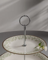 New Bone Porcelain 7-Piece Dessert Set - Elegant Tiered Serving Stand