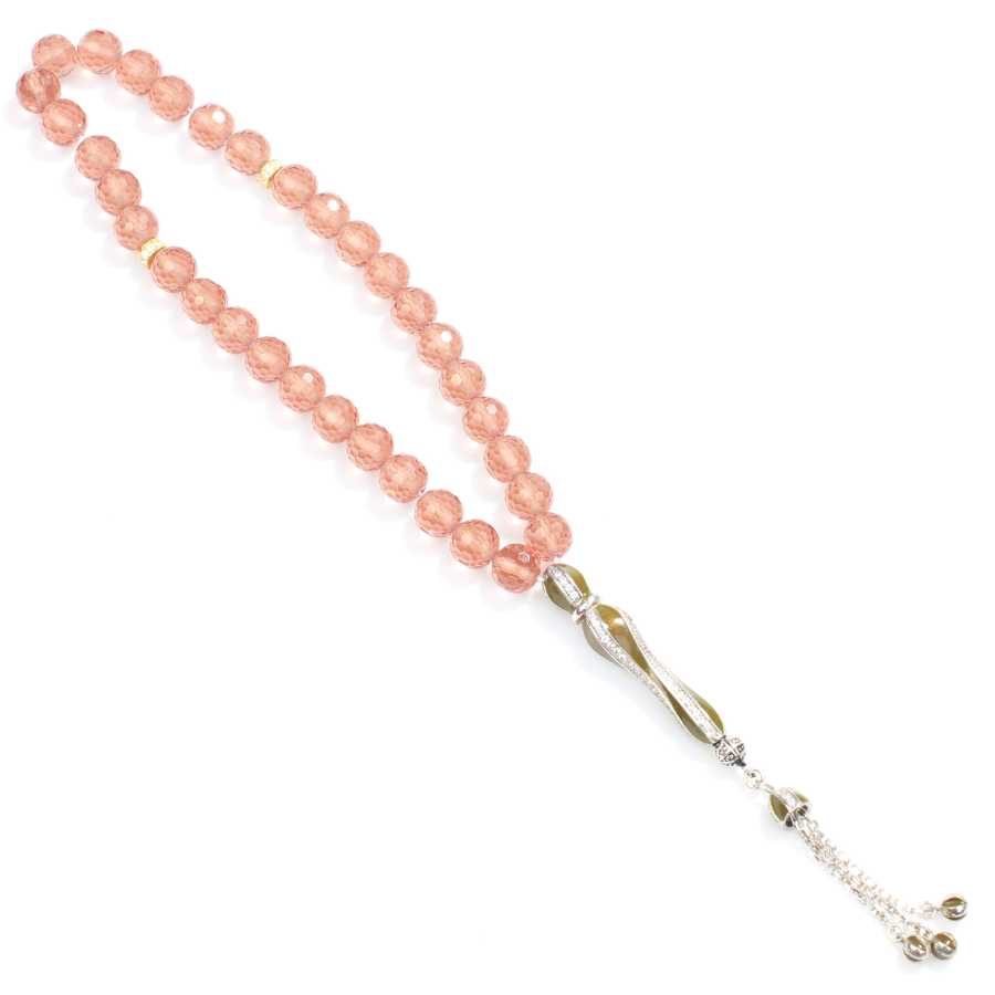 Sterling Silver Zultanite Round Facet Cut Prayer Beads - Handcrafted