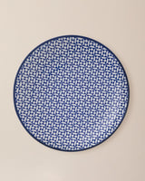 Elegant New Bone China Dinner Plate - Whimsical Blue Dandelion Motif