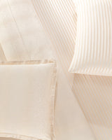 Jacquard Sateen Queen Bedding Set - Gold