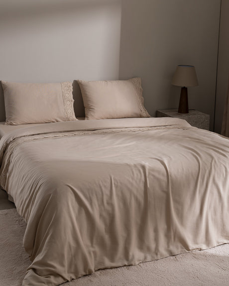 100% Cotton Duvet Cover Set - Full/Queen Size Bedding
