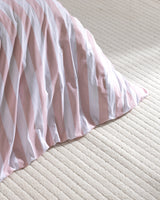 King Size 100% Cotton Ranforce Printed Bedding Set - Blush Pink