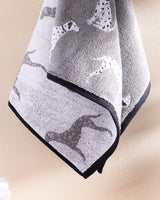 Dalmatian Pattern Yarn Dyed Face Towel | Soft Absorbent Hand Towel