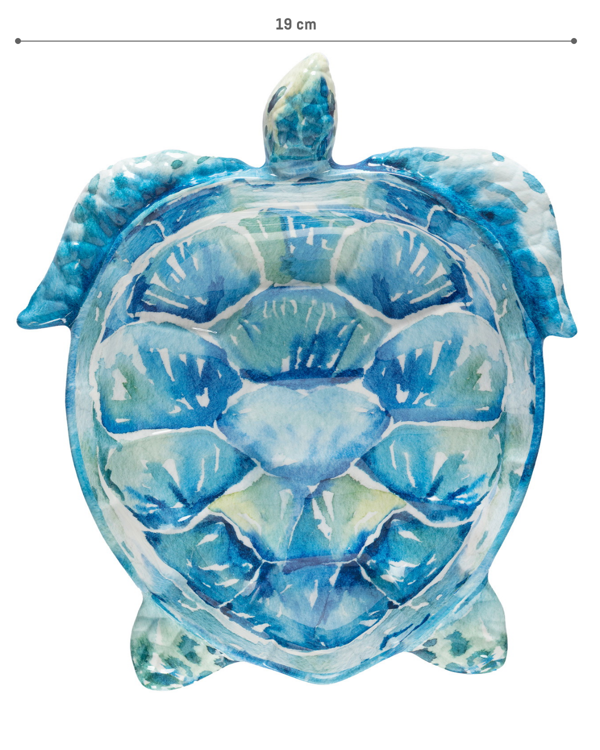 Durable Melamine Plate - Charming Colleta Blue & White Design