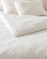 Cotton Blend King Size Duvet Set - Jacquard Weave