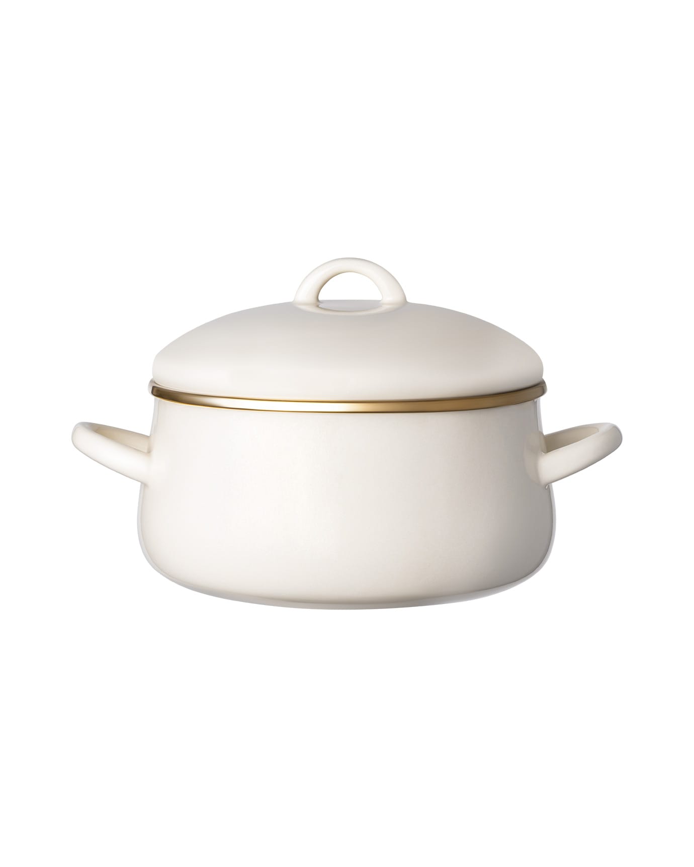 16cm White Cooking Pot - Compact Saucepan for Everyday Kitchen Use
