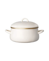 16cm White Cooking Pot - Compact Saucepan for Everyday Kitchen Use