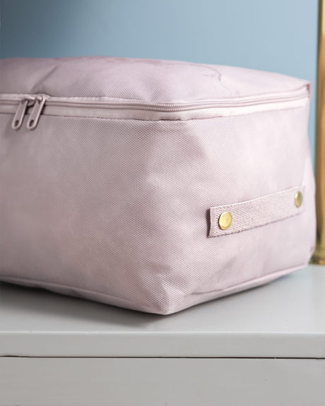 Durable Polypropylene Storage Box - Floral Pattern Home Organizer