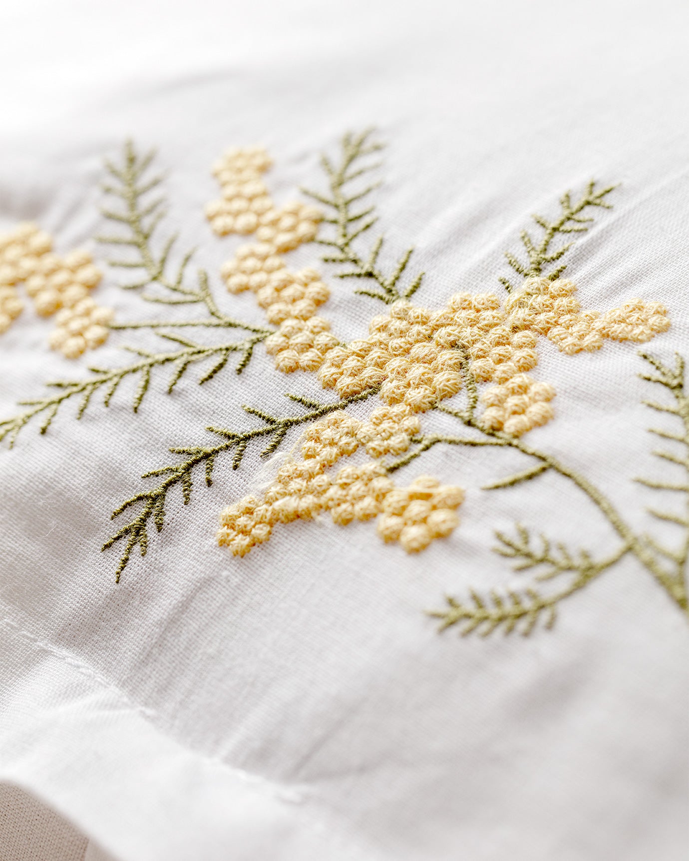 Bresnay 100% Cotton Pillowcase - Soft & Breathable Yellow Cover