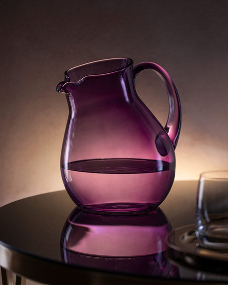 Artisanal Glass Carafe - Emeline Handmade Serving Pitcher