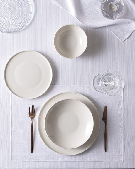 New Bone China 24-Piece Dinner Set - Mirage Collection