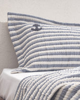 Quinquis Indigo Cotton Bedspread - Full/Queen Size