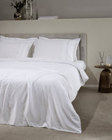 100% Cotton King Size Duvet Cover Set - Elegant Shimmer Sateen