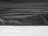 Twin Size 100% Cotton Sateen Fitted Sheet - Soft & Breathable Bedding