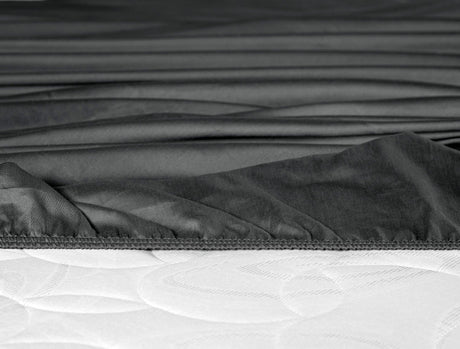 Twin Size 100% Cotton Sateen Fitted Sheet - Soft & Breathable Bedding