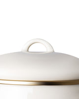 16cm White Cooking Pot - Compact Saucepan for Everyday Kitchen Use