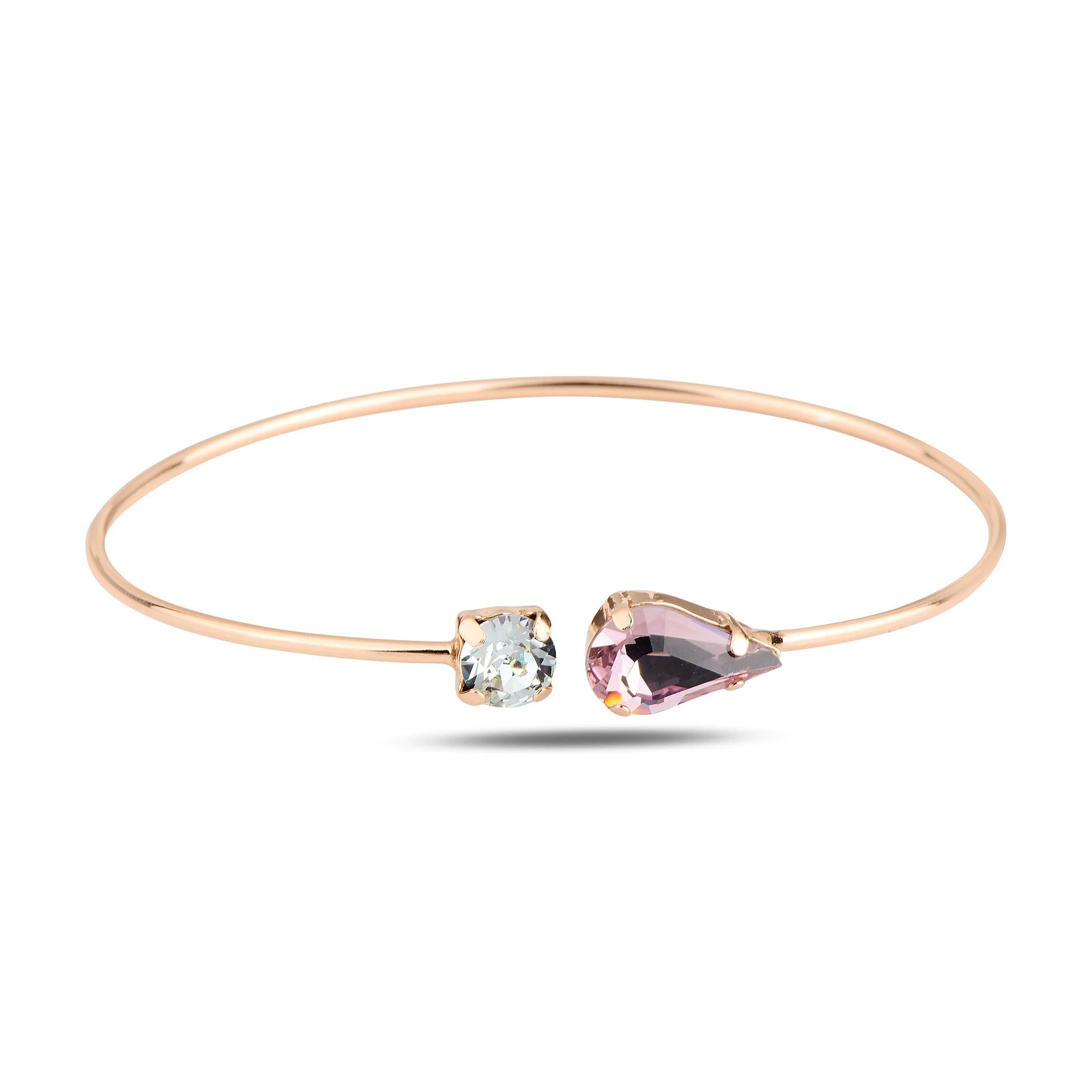 Armband aus Sterlingsilber mit Swarovski-Kristall-Design