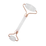 Natural White Quartz Double Sided Facial Roller