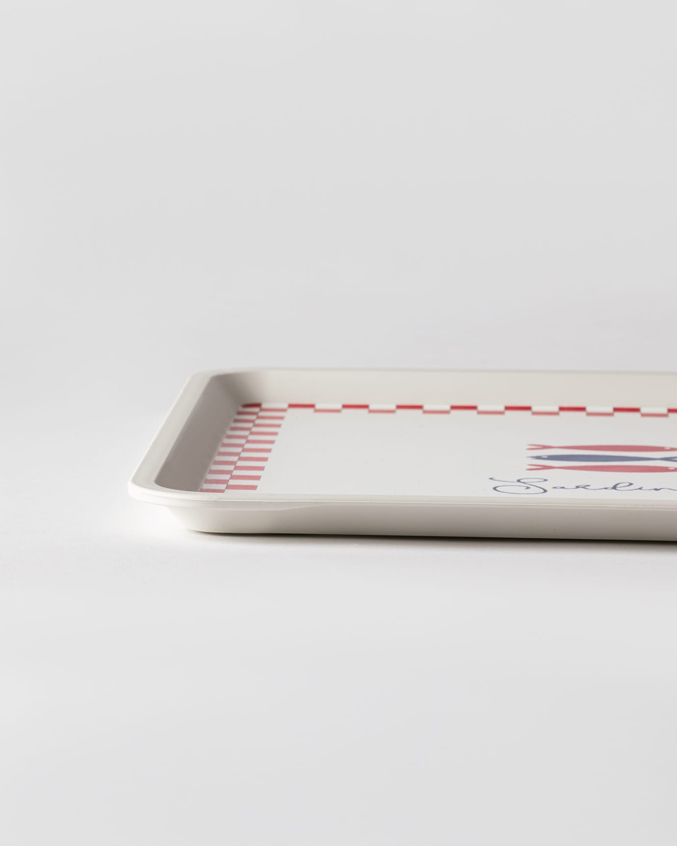 Plastic Square Serving Tray - Contemporary & Easy Care Design