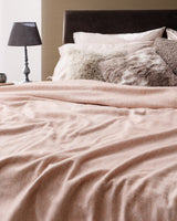 Polyamide & Acrylic Blend Double Blanket - Soft Knit Comfort