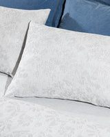Viscose Cotton Blend Double Duvet Cover Set - Cluny Jacquard Weave
