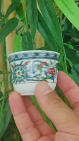 Handgefertigtes türkisches Porzellan Kaffee- & Espresso-Service - 6-teiliges Set