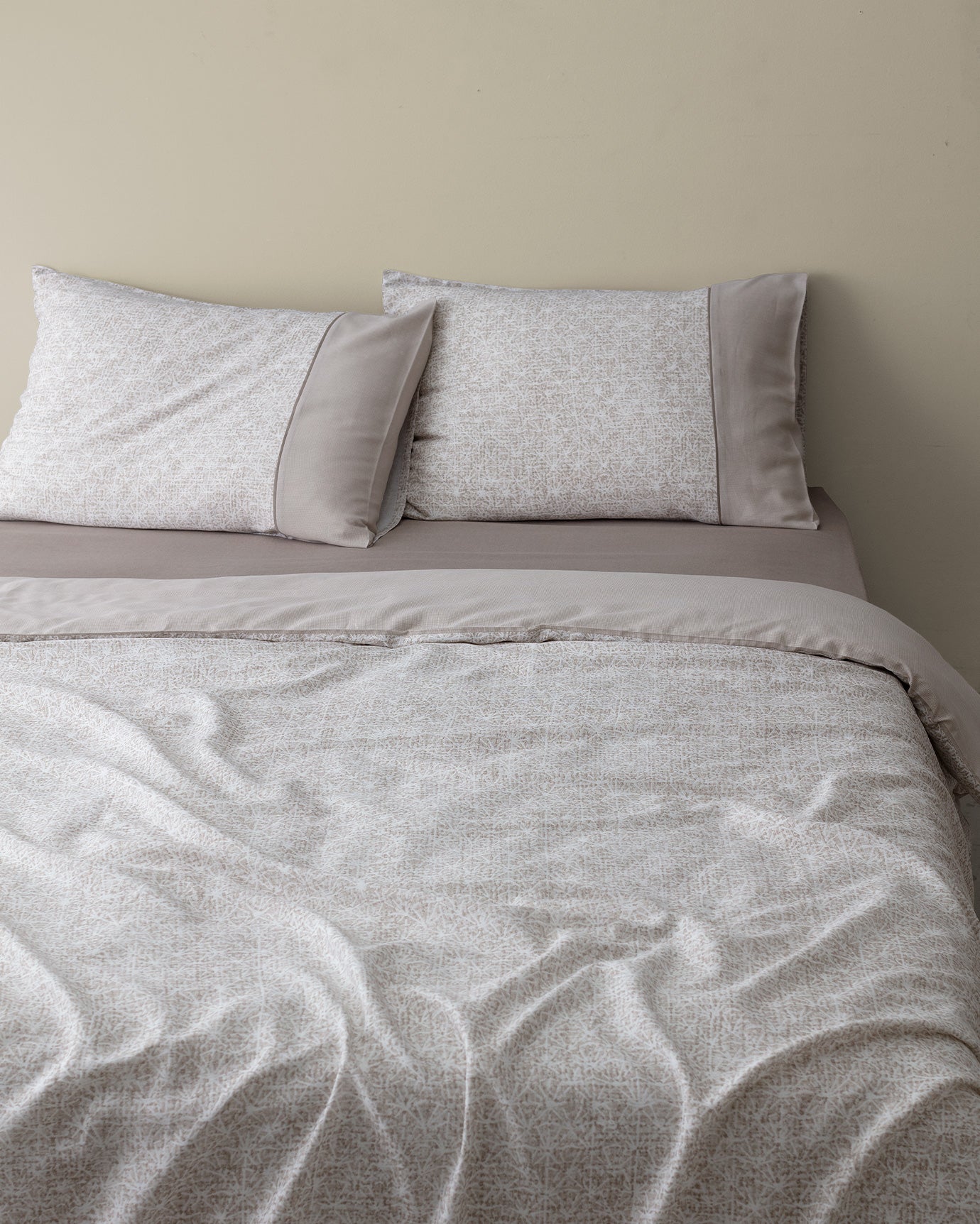 Astrid Double Size 100% Cotton Crepe Printed Duvet Cover Set
