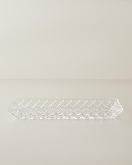 Premium Clear Glass Decorative Boat Serving Plate - Professional Catering Dish