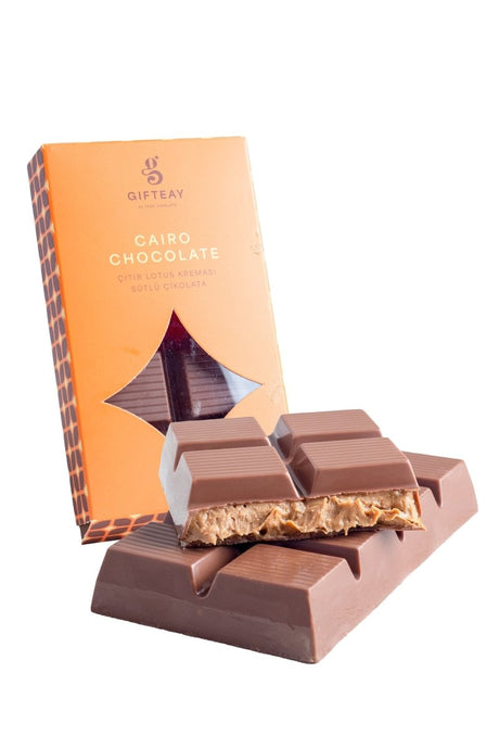 Cairo Chocolate: Crispy Lotus Cream Milk Chocolate