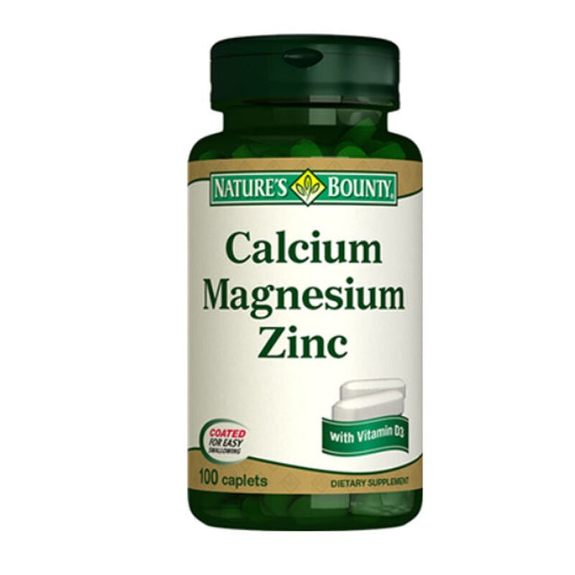 Calcium Magnesium Zinc + D3 - Bone & Immunity Support Tablets - TryAladdin
