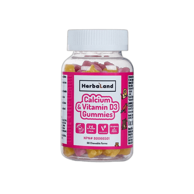 Calcium & Vitamin D3 - Kids Bone Support Chewables 4 - 10 Yrs - TryAladdin