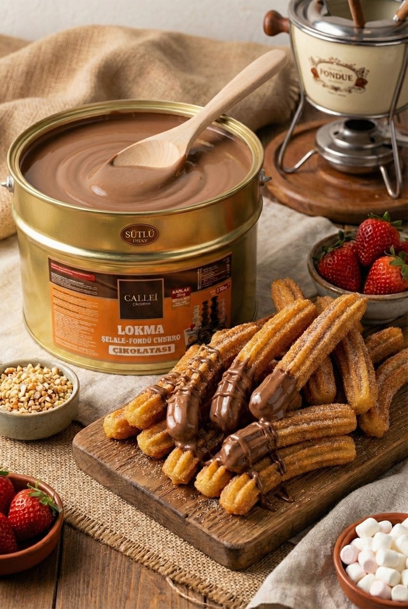 Callei 10kg Milky Fondue & Chocolate Fountain Cream - TryAladdin