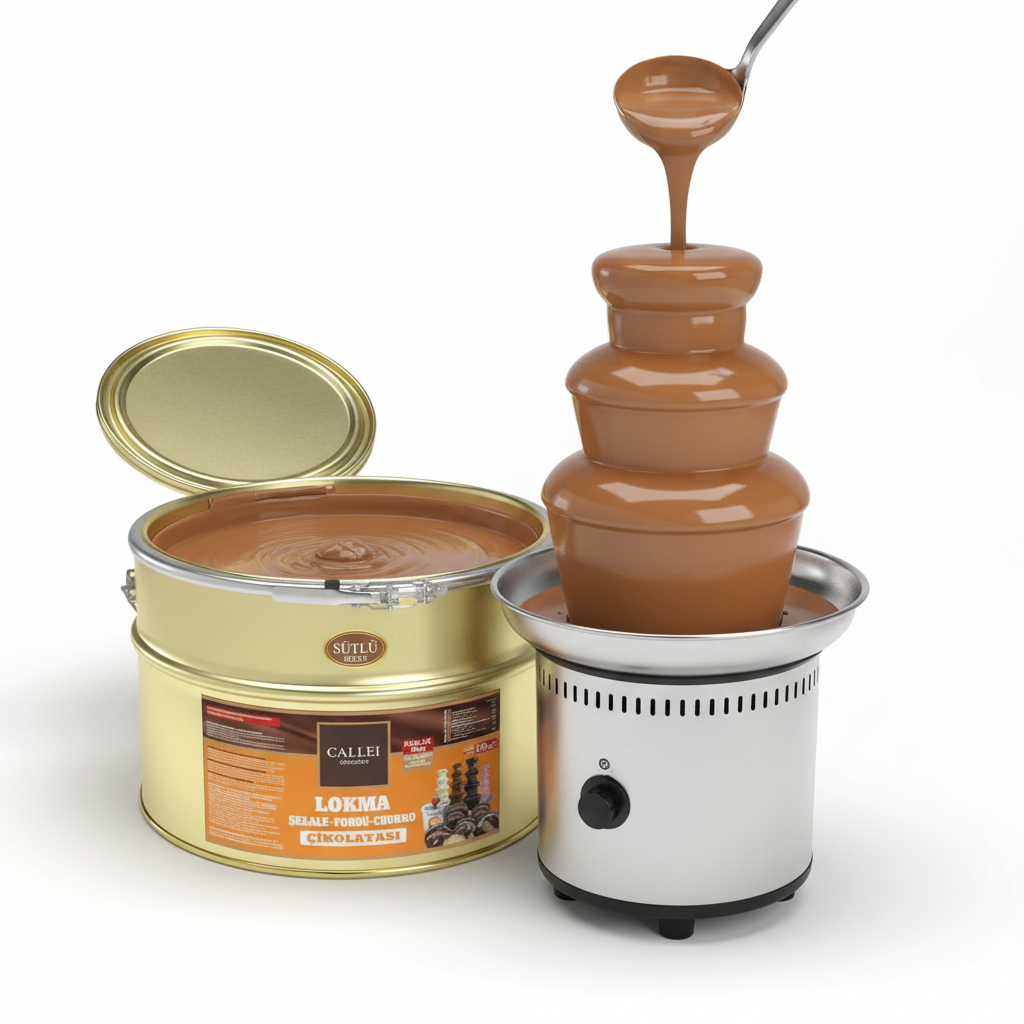 Callei 10kg Milchiges Fondue & Schokoladenbrunnencreme