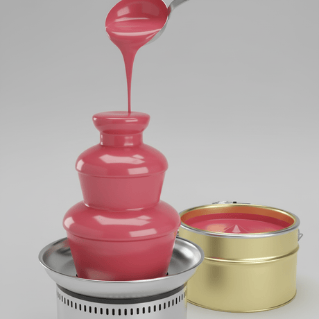 Callei 10kg Raspberry Fondue & Chocolate Fountain Cream - TryAladdin