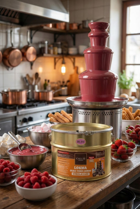 Callei 10kg Ruby Fondue & Chocolate Fountain Cream - TryAladdin