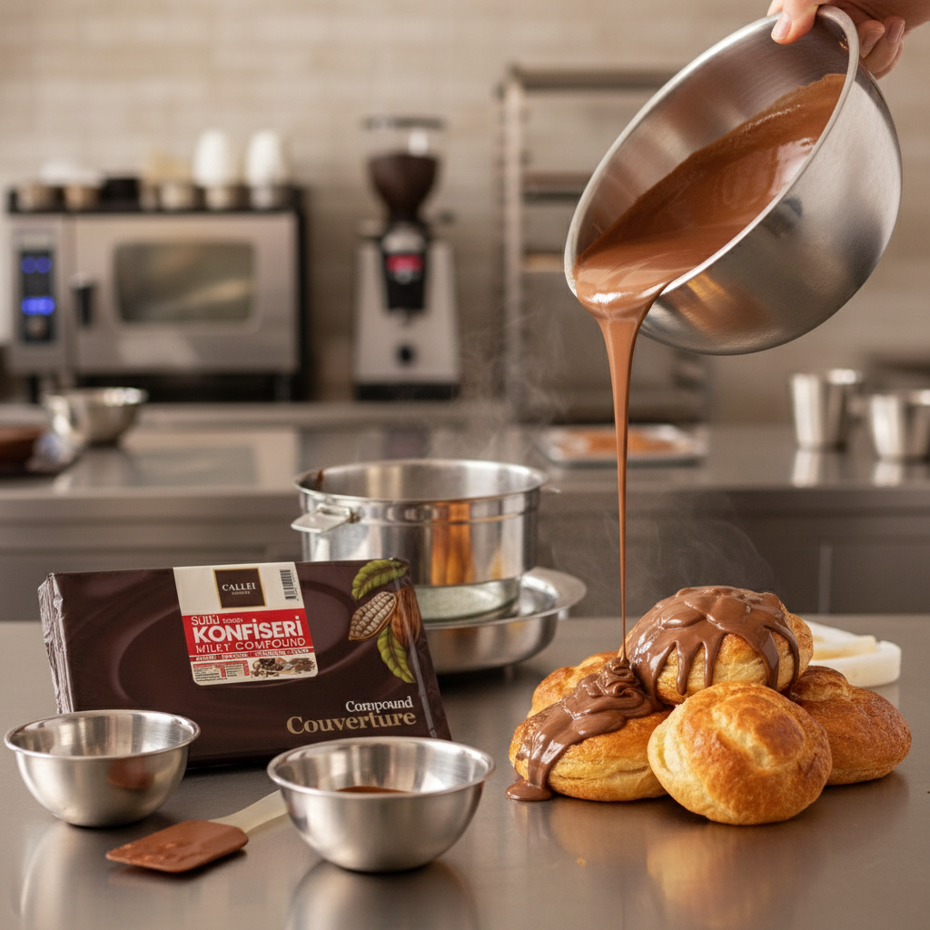 Composto di Cioccolato al Latte Premium per Pasticceria e Panificazione Professionale - Confezione da 2,5 kg