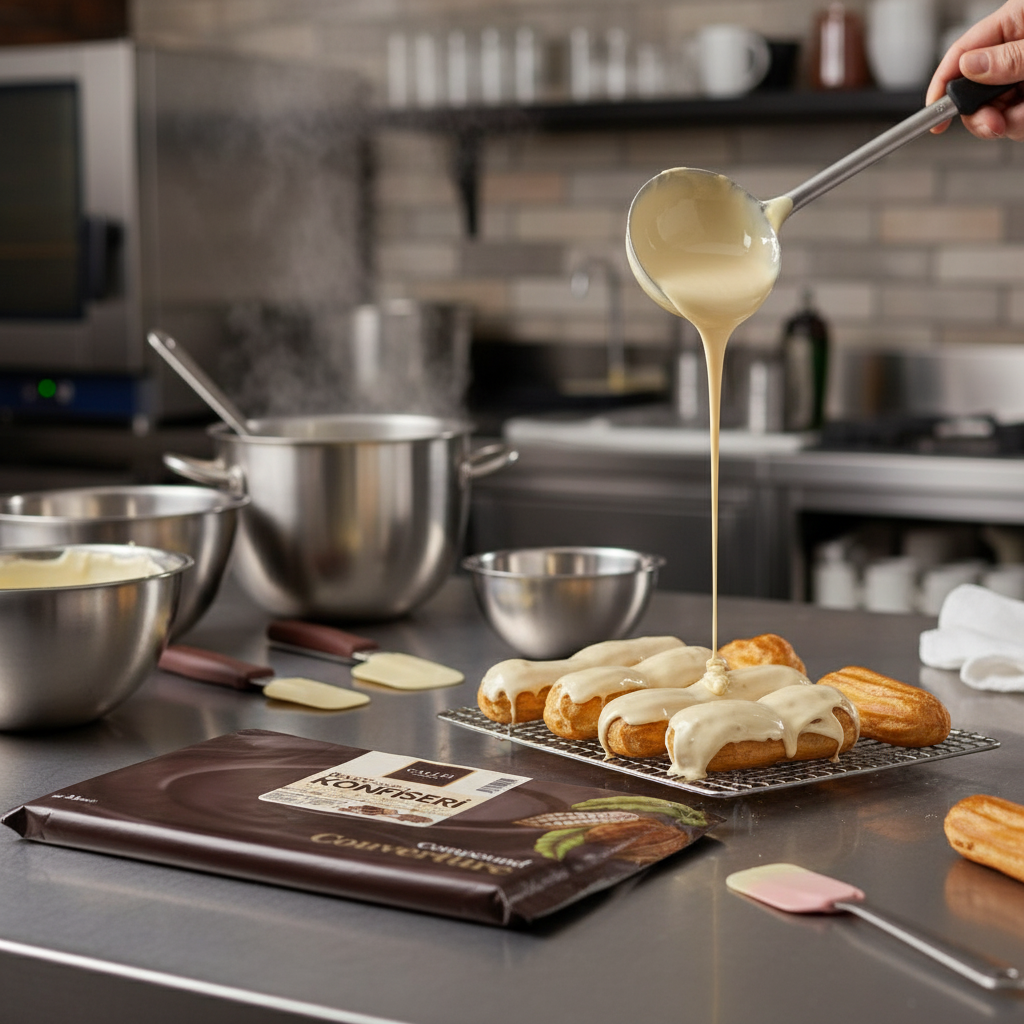 Professioneller weißer Zuckerwarenkomplex - 2,5 kg Großpackung für Patisserie & Süßwarenherstellung