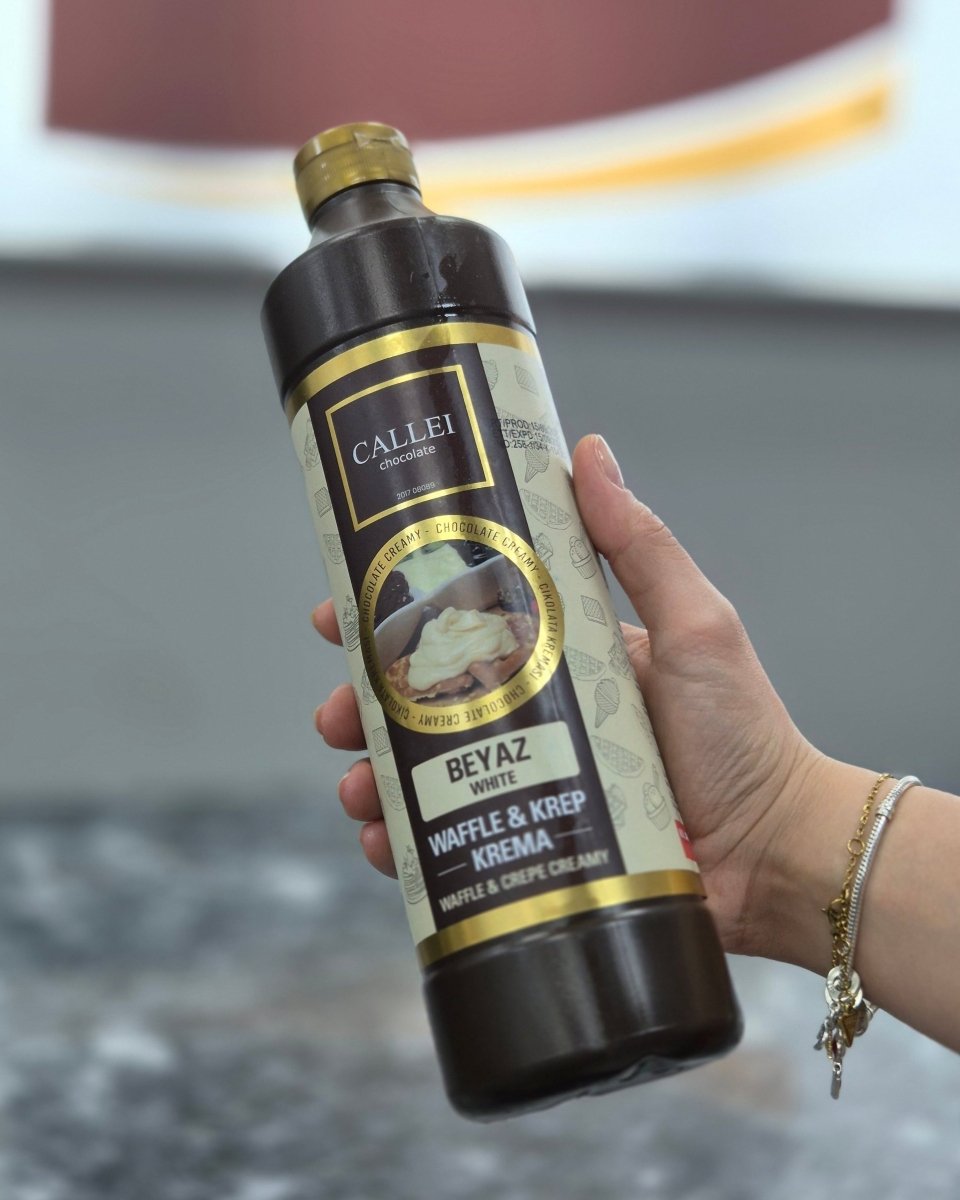 Callei White Chocolate Cream for Waffle, Pancake, Crepe & Fondue 1000gr - TryAladdin