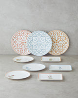 Elegant-Calypso-Porcelain-Breakfast-Serving-Set-18-Piece-6-Person-Colorful