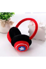 captain America Boys Plush Earmuffs - cozy Winter comfort - TryAladdin