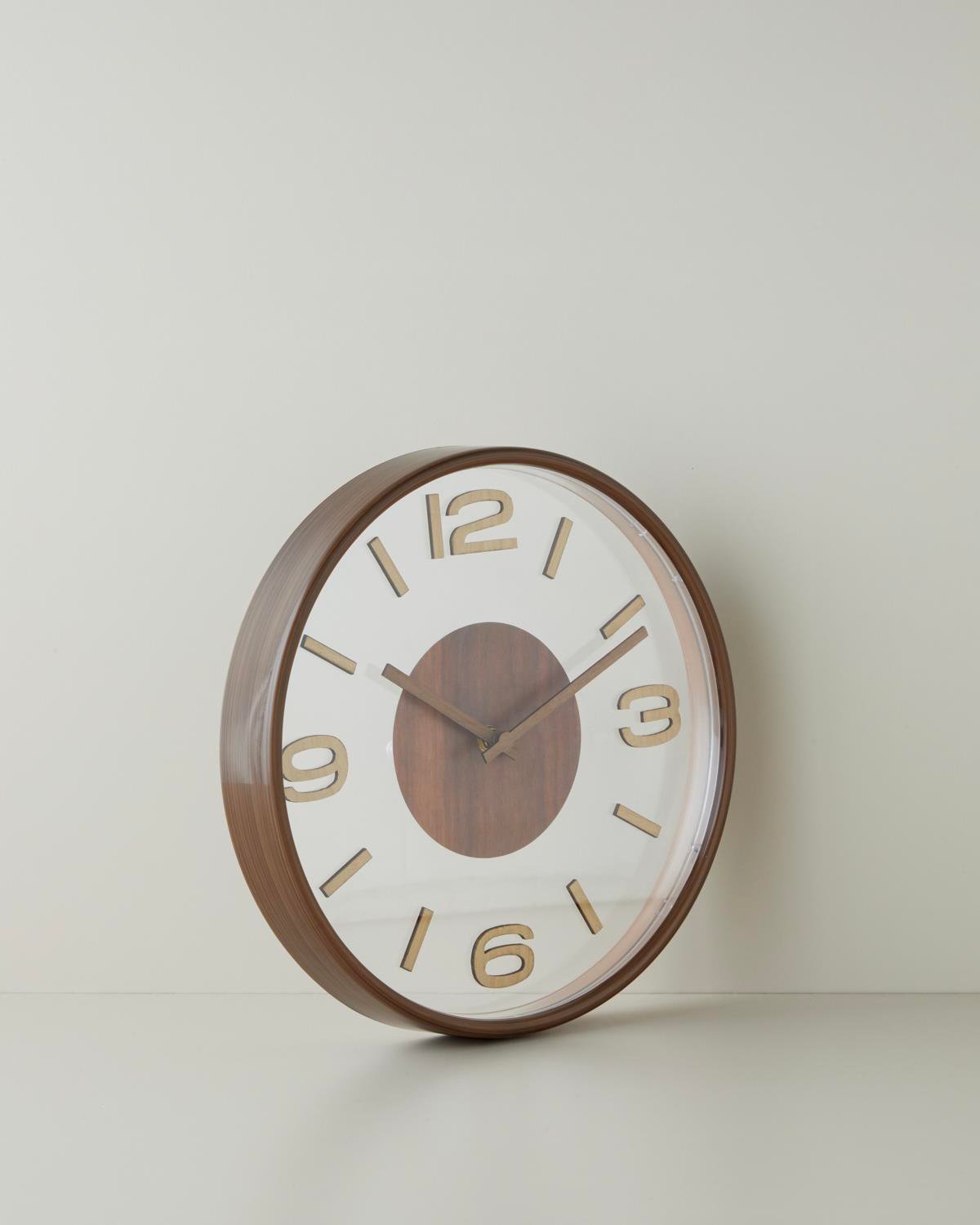 Premium Modern Dark Cream Wall Clock