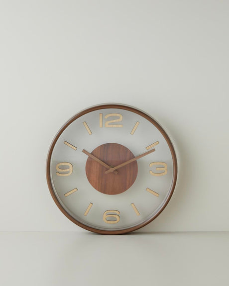 Premium Modern Dark Cream Wall Clock