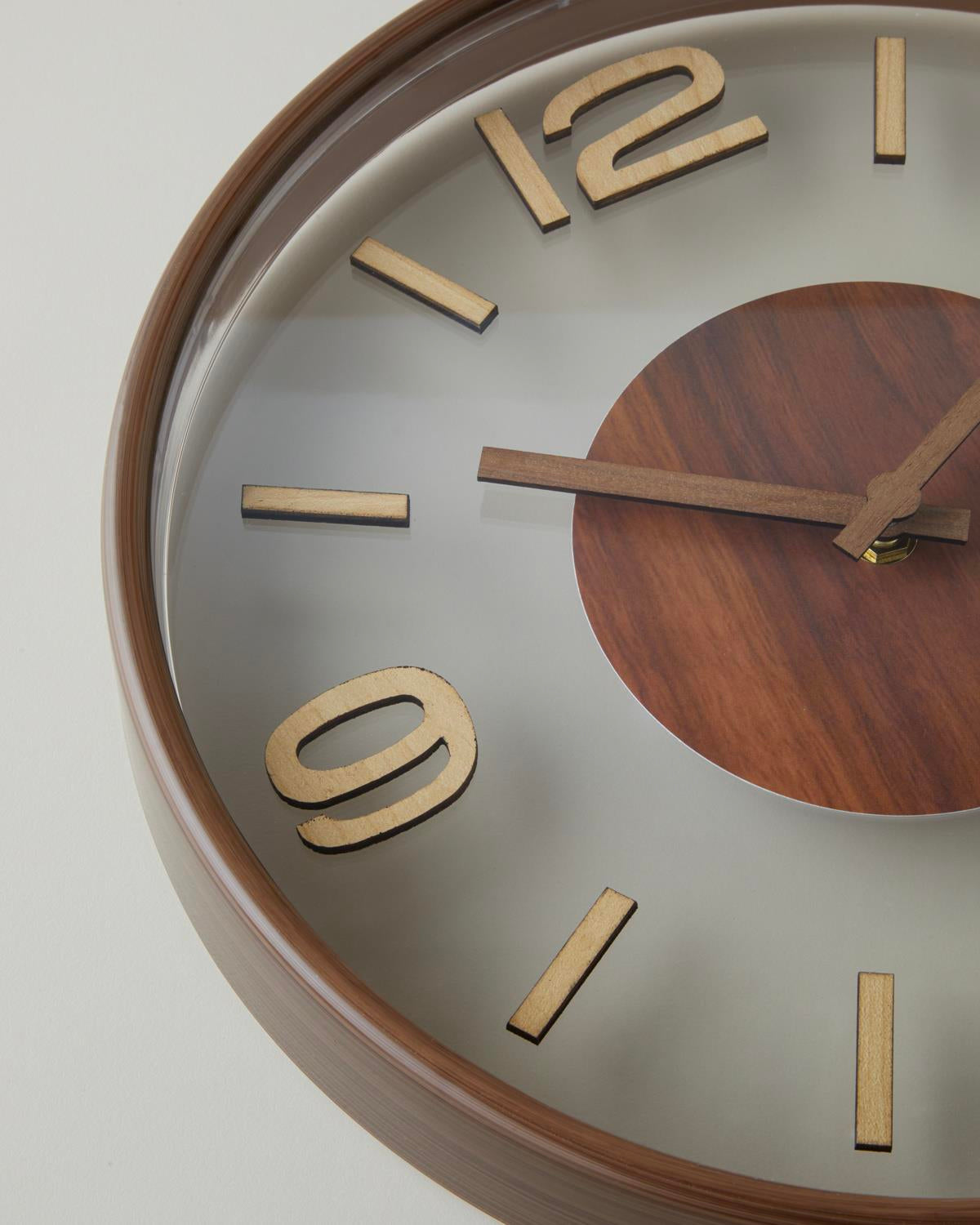 Premium Modern Dark Cream Wall Clock