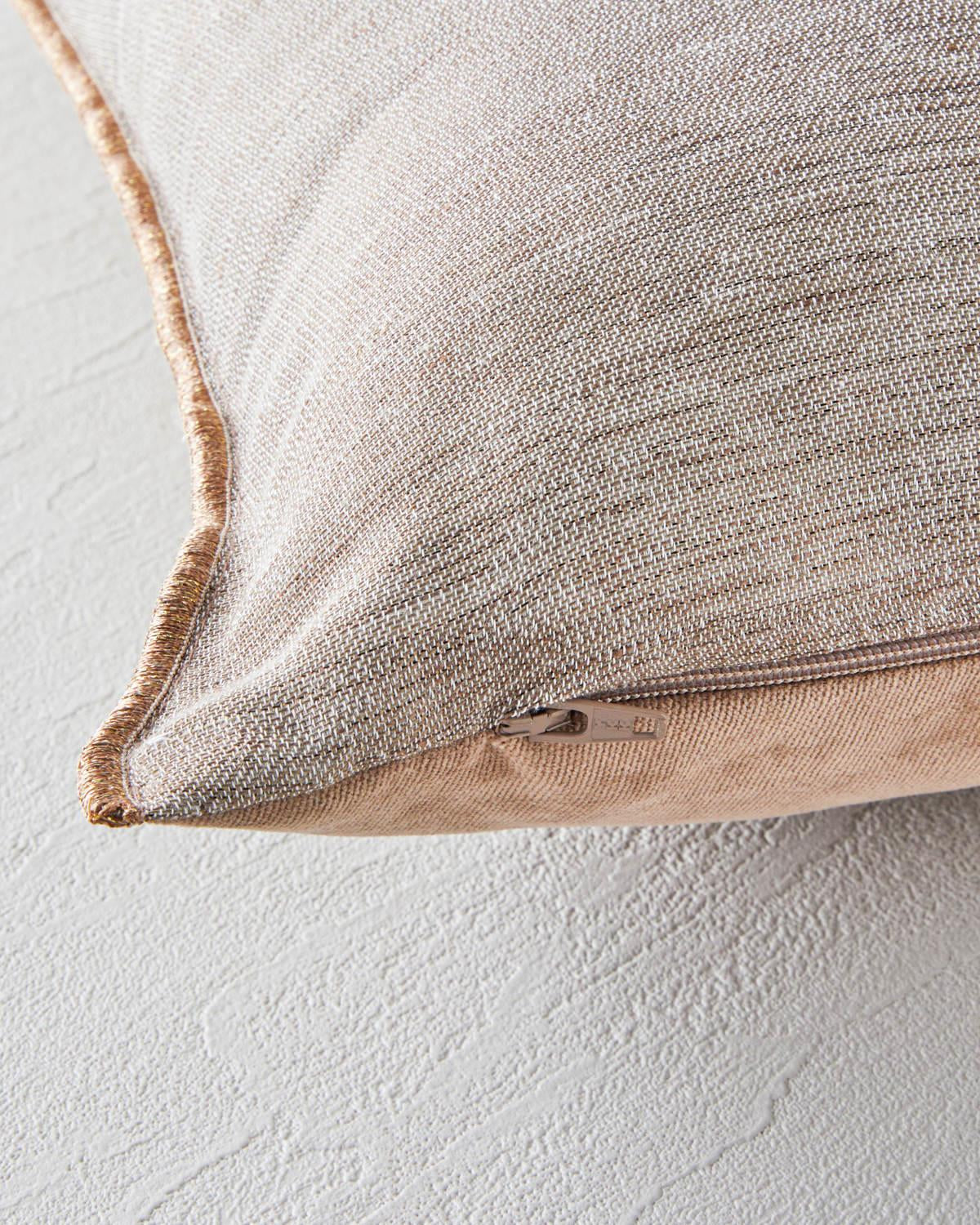 Premium Bronze Velvet Decorative Cushion 45x45cm