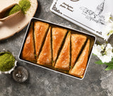 Asi | Carrot Slice Baklava with Pistachio in Gift Metal Box